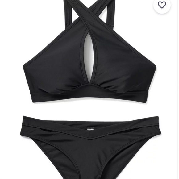 Adore Me Cross Straps Leopard Bikini Top Crop Top - Picture 14 of 14